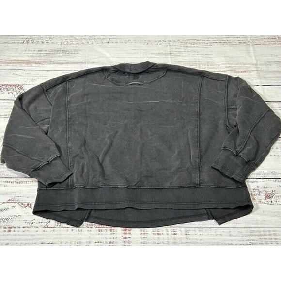 Free People X Hatch Womens Maternity Intercept Sweatshirt Black Size M NWT - Picture 3 of 9